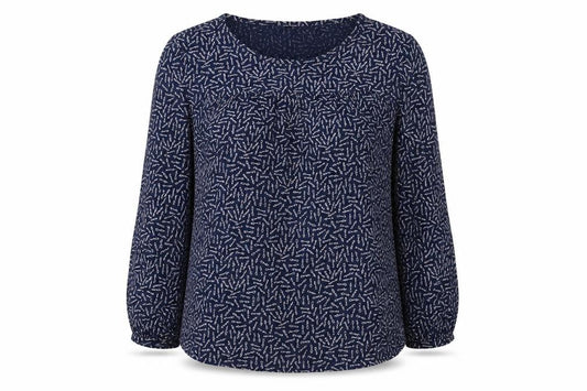 Womens UK Size M Boden Blue Cotton Blouse