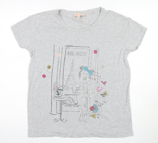 Disneyland Paris Women's Grey Minnie T-Shirt - Size 12