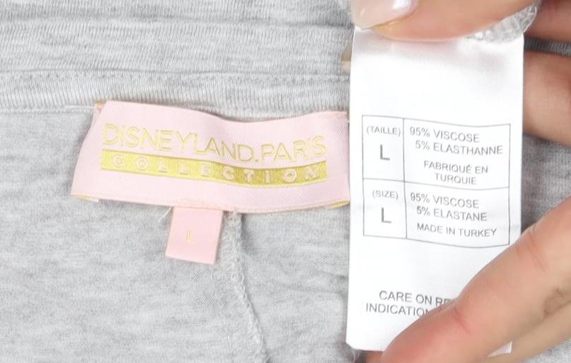 Disneyland Paris Women's Grey Minnie T-Shirt - Size 12