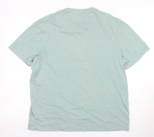 Farah 1920 Men's Green Cotton T-Shirt, Size L