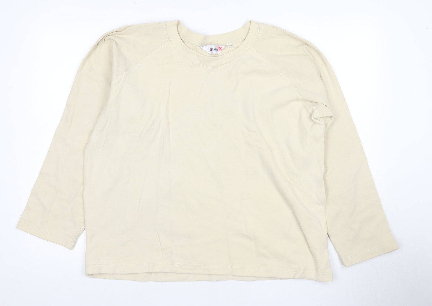 Damart Women's Beige Pullover Sweatshirt 24-26