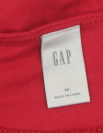 GAP Women's Red Fit & Flare Dress M Sleeveless
