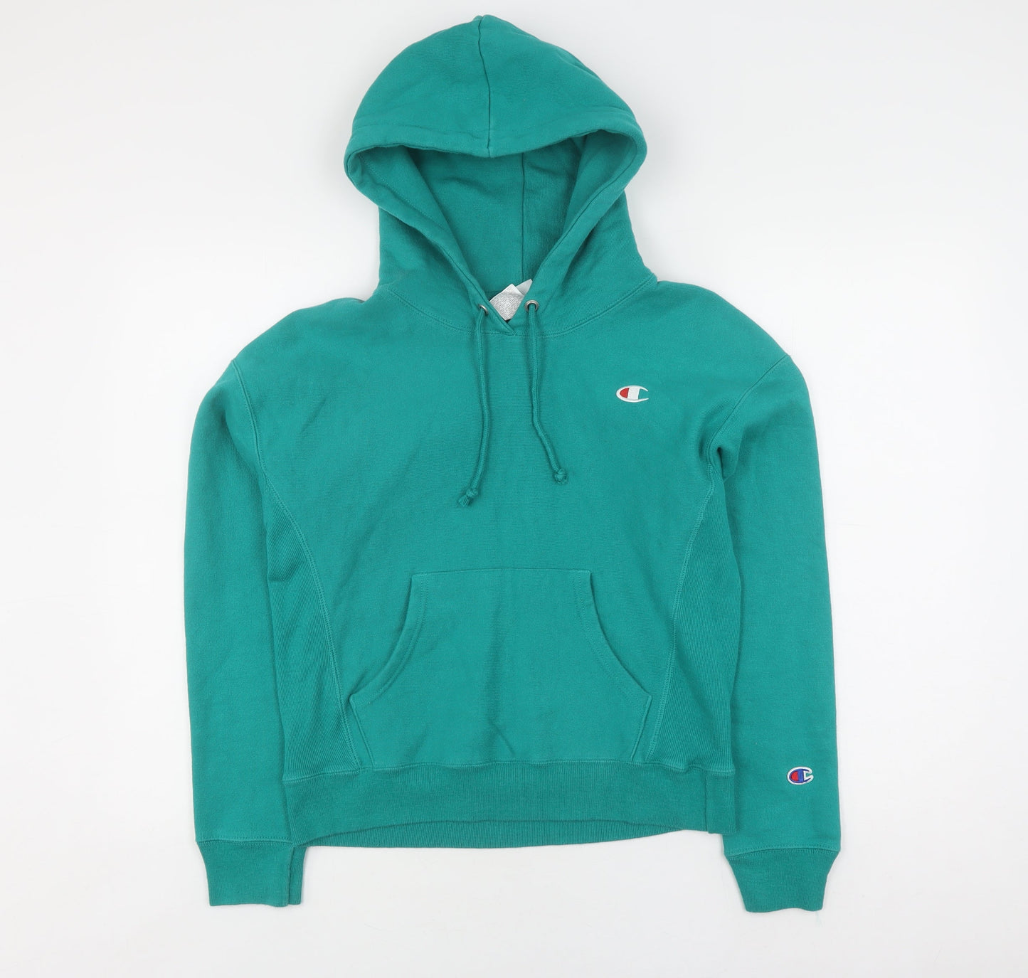 Champion Women's Green Small Hoodie with Logo