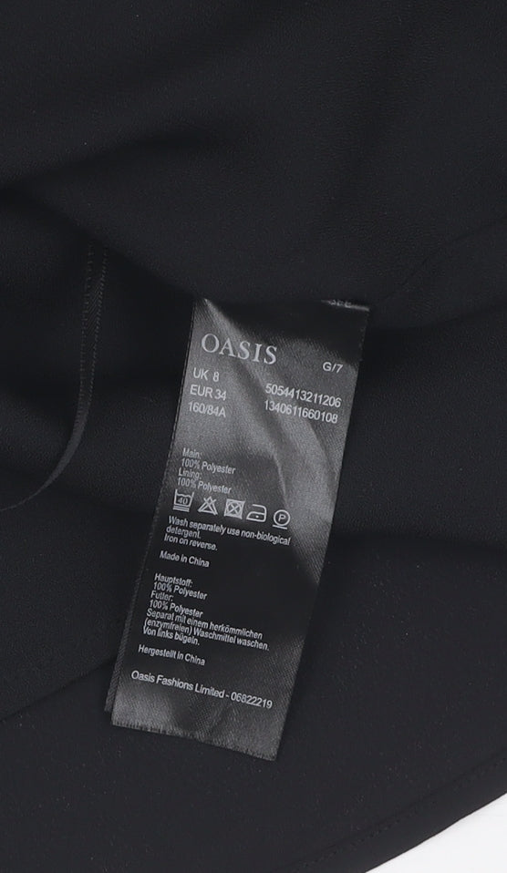 Oasis Women's Black V-Neck Tank Top - Size 8