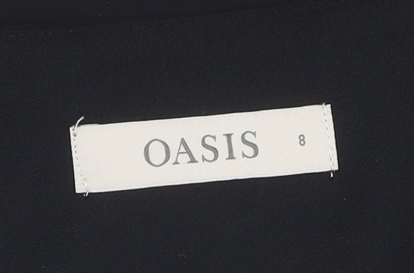 Oasis Women's Black V-Neck Tank Top - Size 8