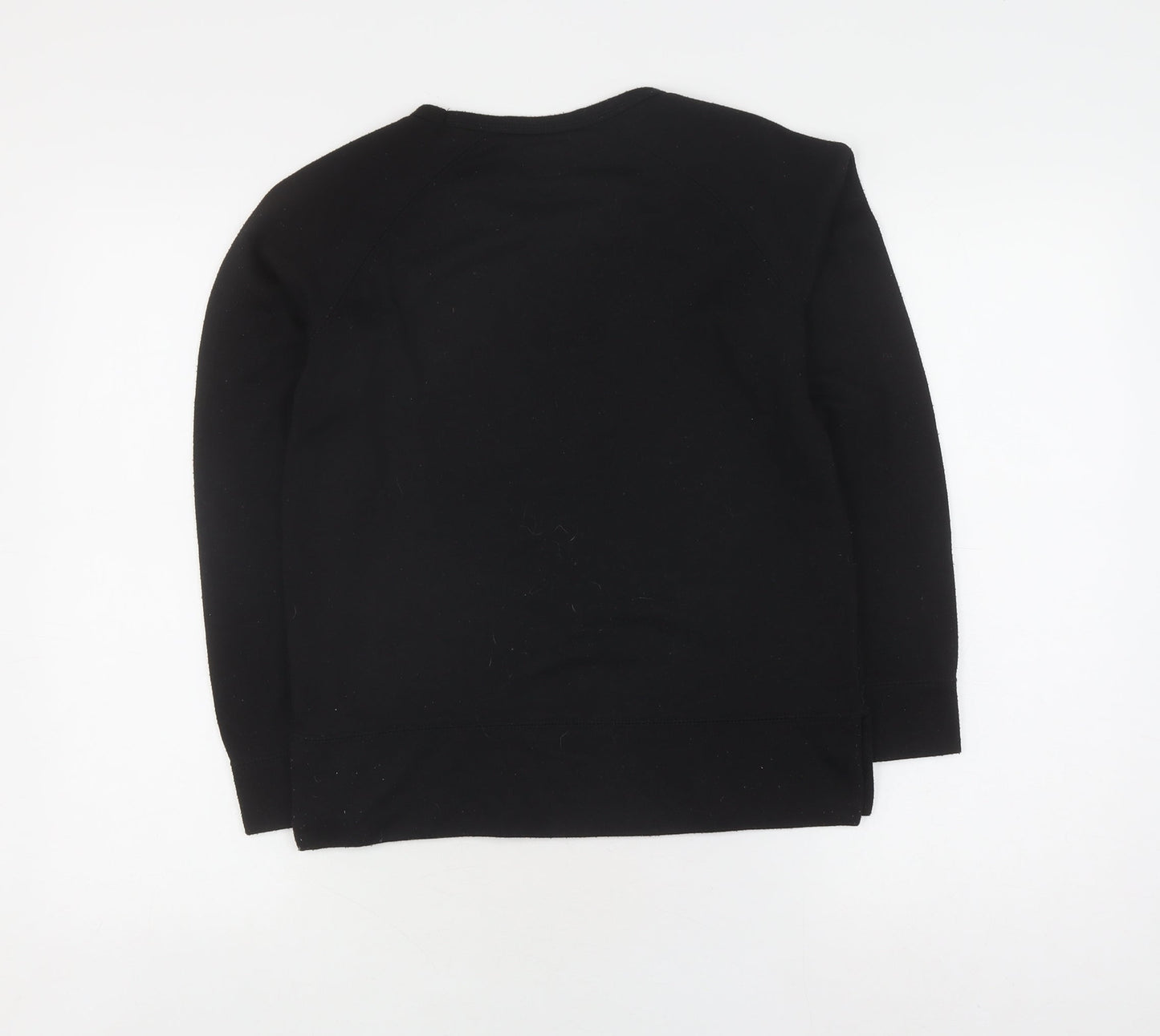Saltrock Women's Black Crew Neck Pullover Jumper Size 8
