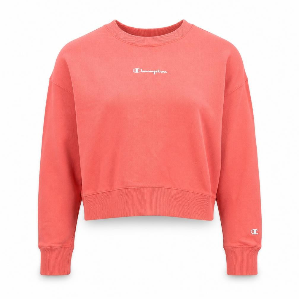 Womens UK M Regular Champion Pink Pullover Sweatshirt