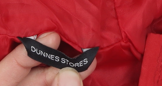 Dunnes Stores Women's Red Basic Cape Jacket Size 12