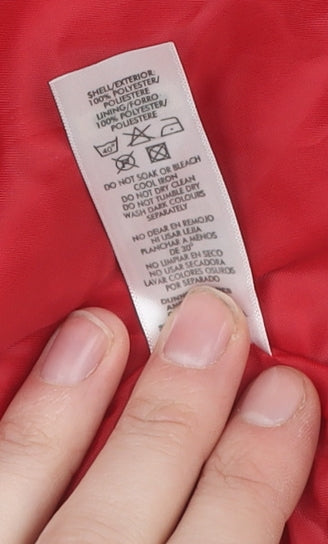 Dunnes Stores Women's Red Basic Cape Jacket Size 12