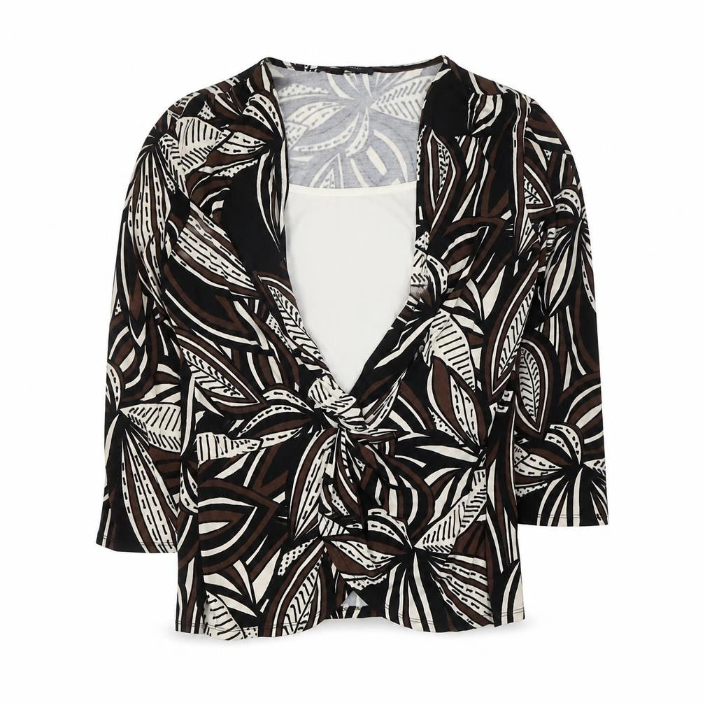 Womens UK Size M Windsmoor Black Viscose Blend Blouse