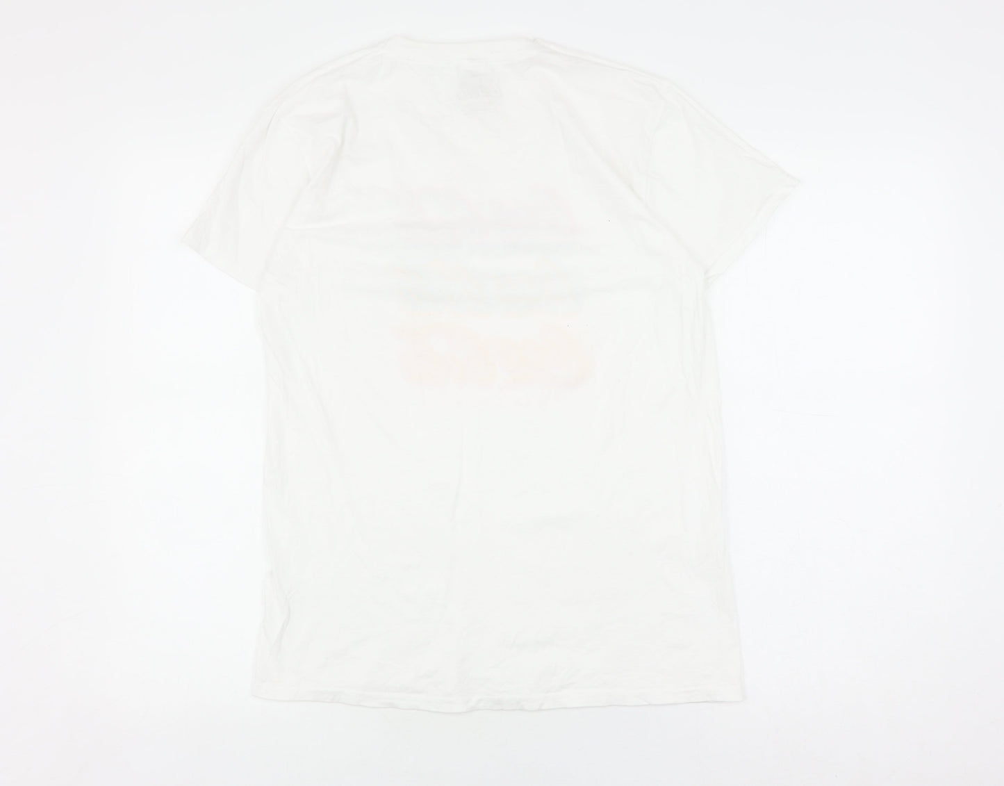 Coca-Cola Unisex White M Retro Graphic Tee