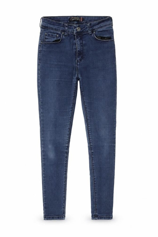DKY JNS Women's Blue Skinny Jeans, Size 6, High-Rise