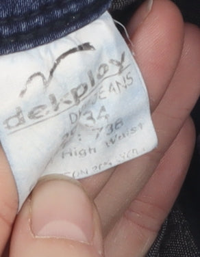 DKY JNS Women's Blue Skinny Jeans, Size 6, High-Rise