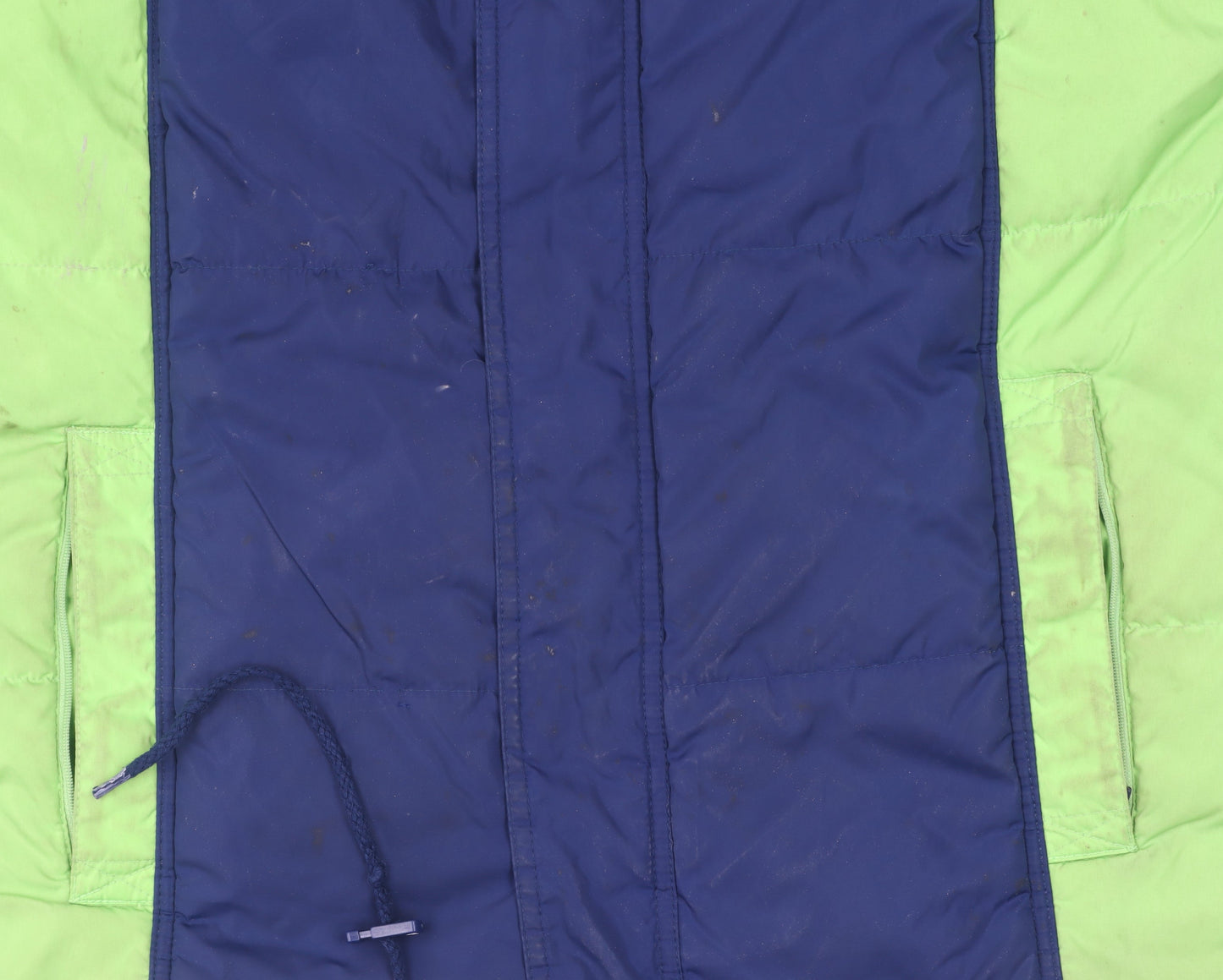 Adidas Men's Puffer Jacket Blue Green Size 164