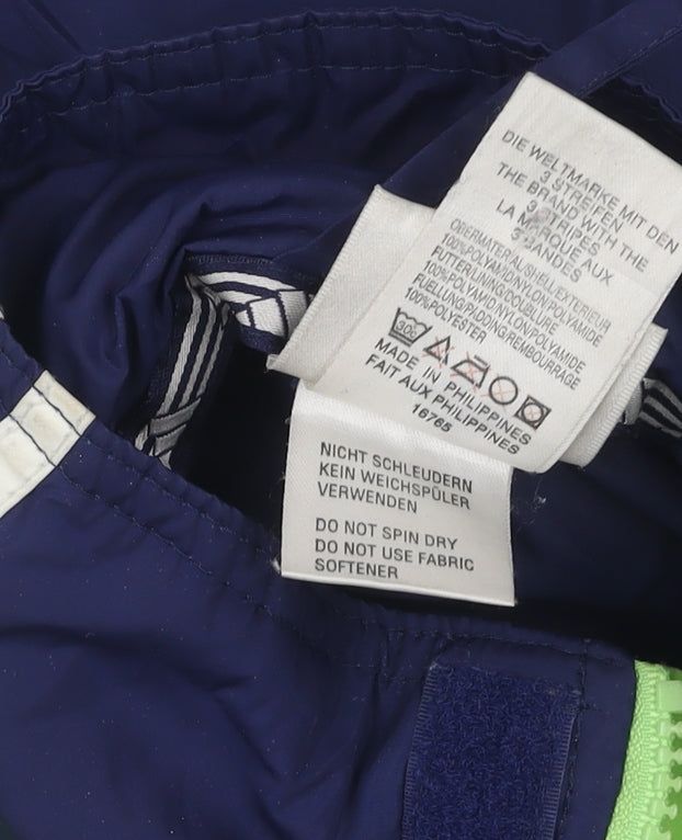 Adidas Men's Puffer Jacket Blue Green Size 164