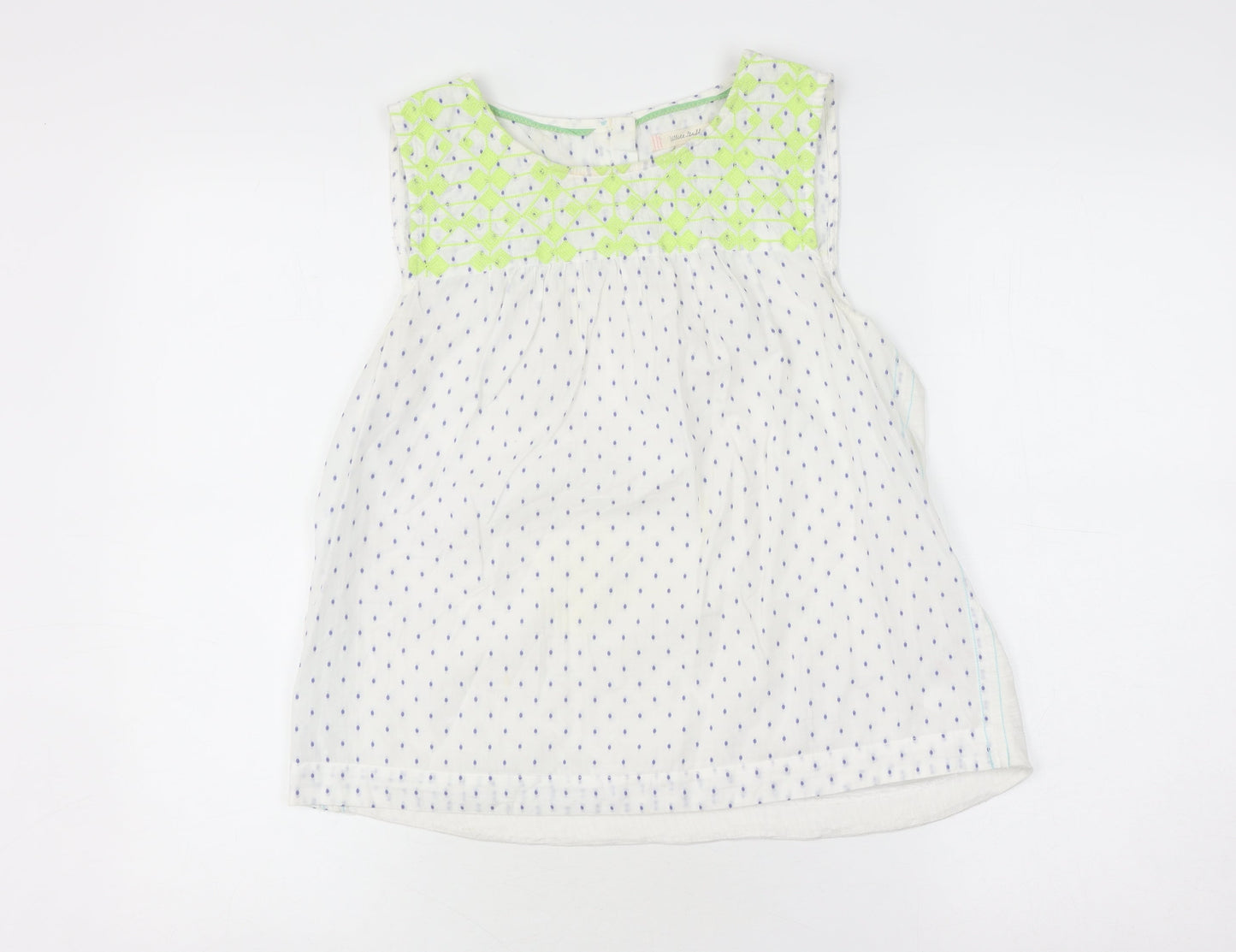 White Stuff Women's Polka Dot Blouse, Size 10 - Casual Wear