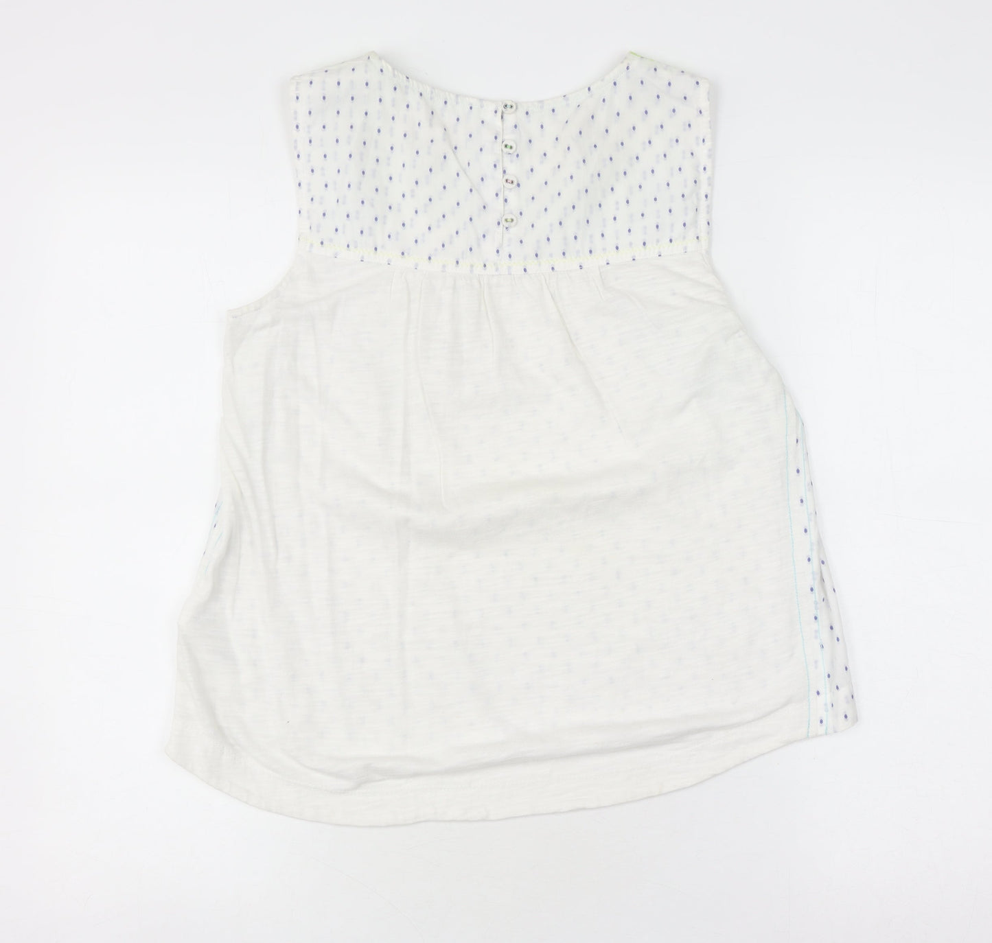 White Stuff Women's Polka Dot Blouse, Size 10 - Casual Wear