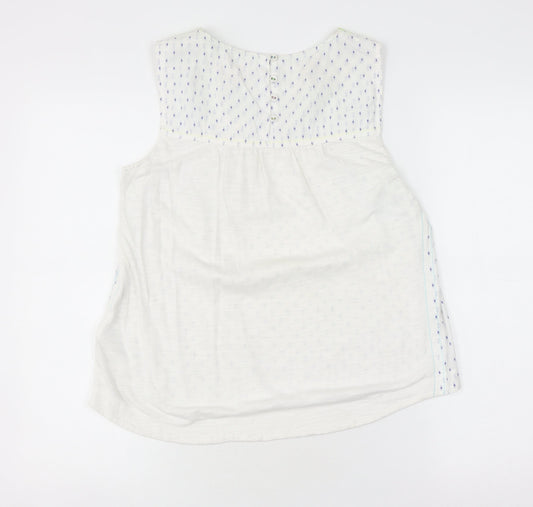 White Stuff Women's Polka Dot Blouse, Size 10 - Casual Wear