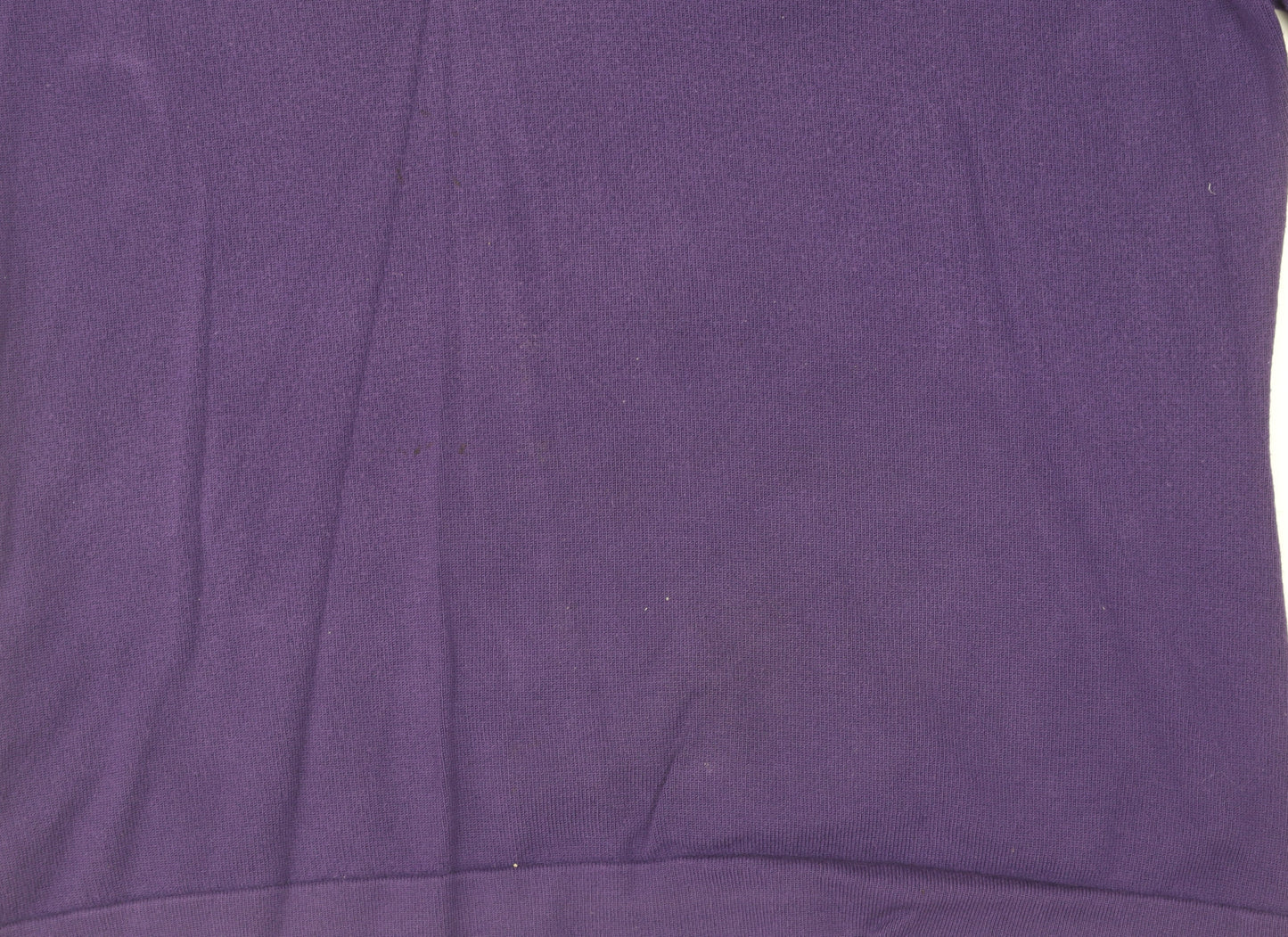 Austin Reed Women's Purple V-Neck Pullover Jumper