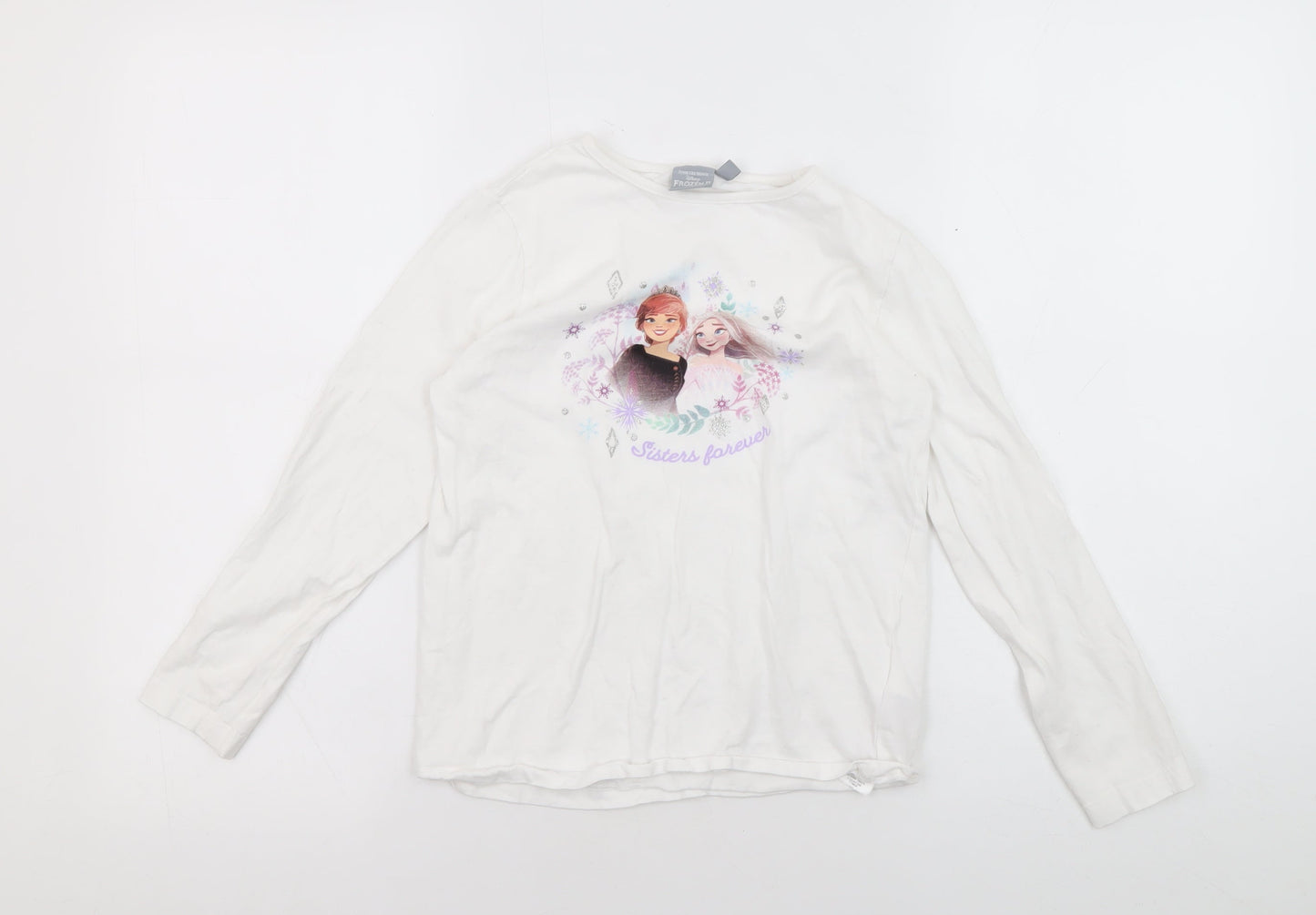 Disney Teens White Frozen Long Sleeve T-Shirt