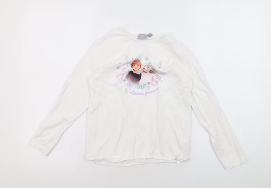 Disney Teens White Frozen Long Sleeve T-Shirt