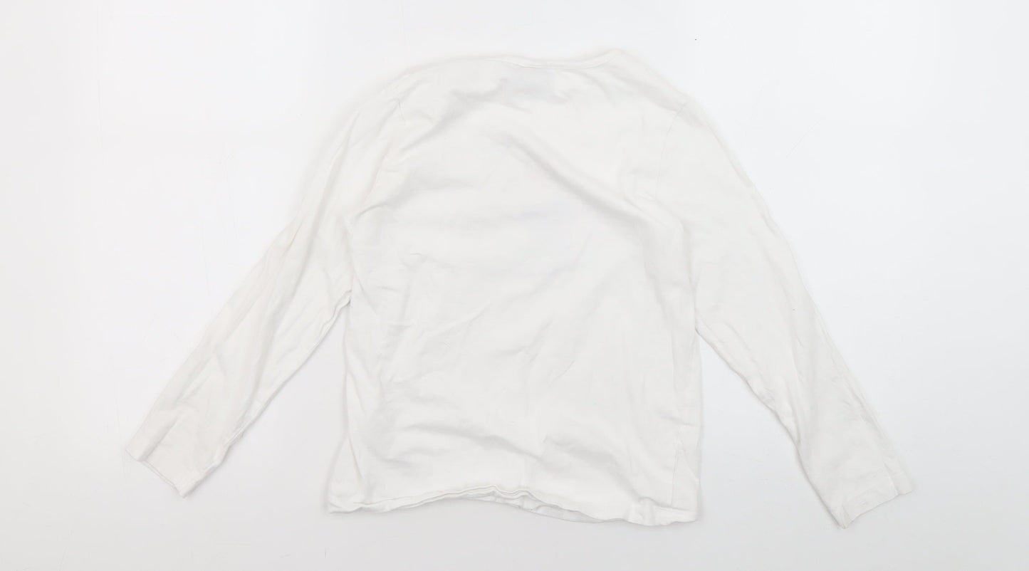 Disney Teens White Frozen Long Sleeve T-Shirt