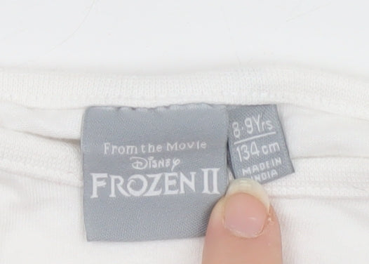 Disney Teens White Frozen Long Sleeve T-Shirt