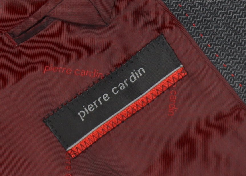 Pierre Cardin Men's Grey Suit Jacket 46 Regular