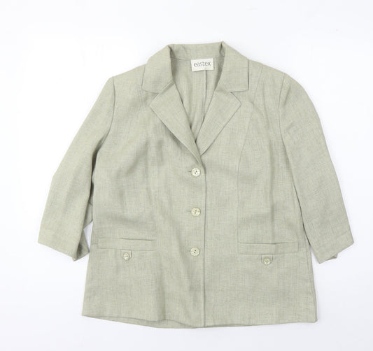 Eastex Women's Grey Classic Suit Jacket, Size S