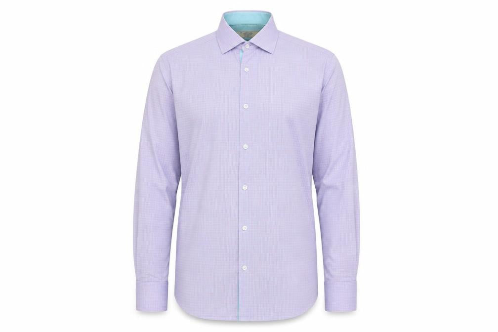 Penguin Men's Multicoloured Slim Fit Check Shirt 14.5
