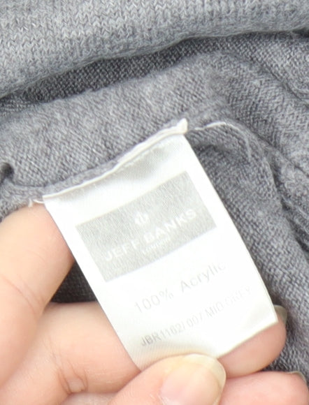 Jeff Banks Men's Grey Pullover Jumper M