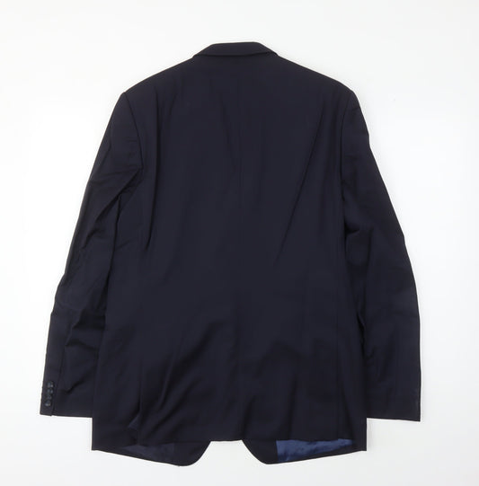 Van Gils Men's Blue Blazer, Size 40R, Business Wear