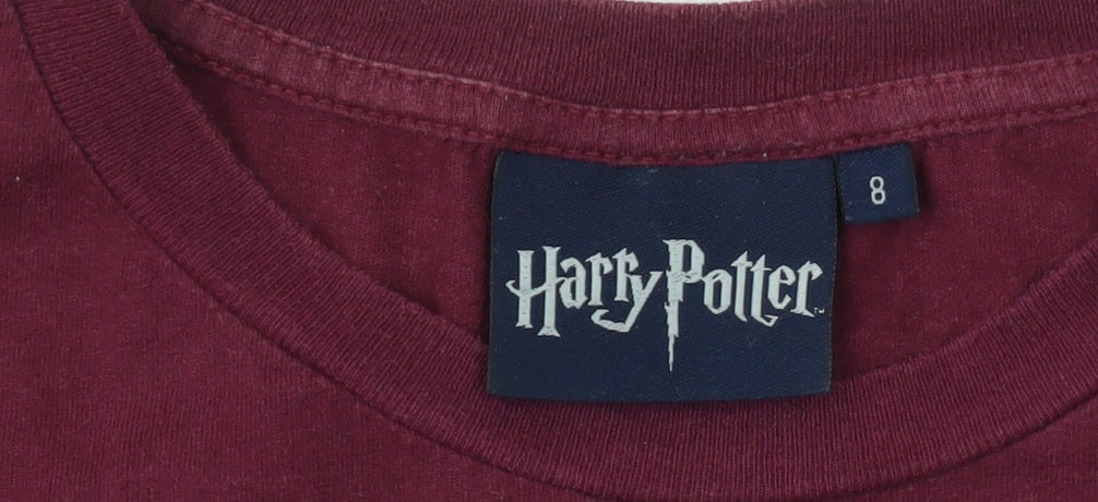 Harry Potter Adult Red Sleeveless T-Shirt Size 8
