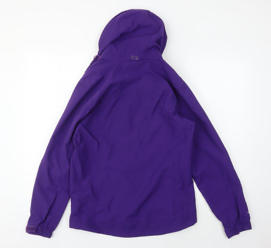 Karrimor Women's Purple Waterproof Hooded Jacket Size 8