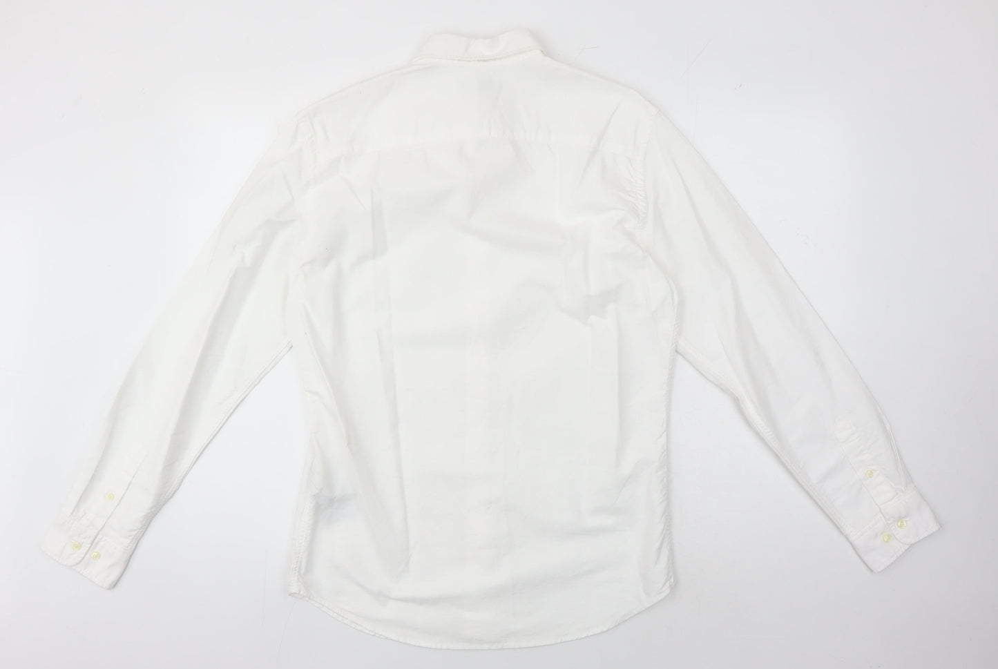 Jack & Jones Men's White Dress Shirt, Small