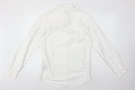 Jack & Jones Men's White Dress Shirt, Small