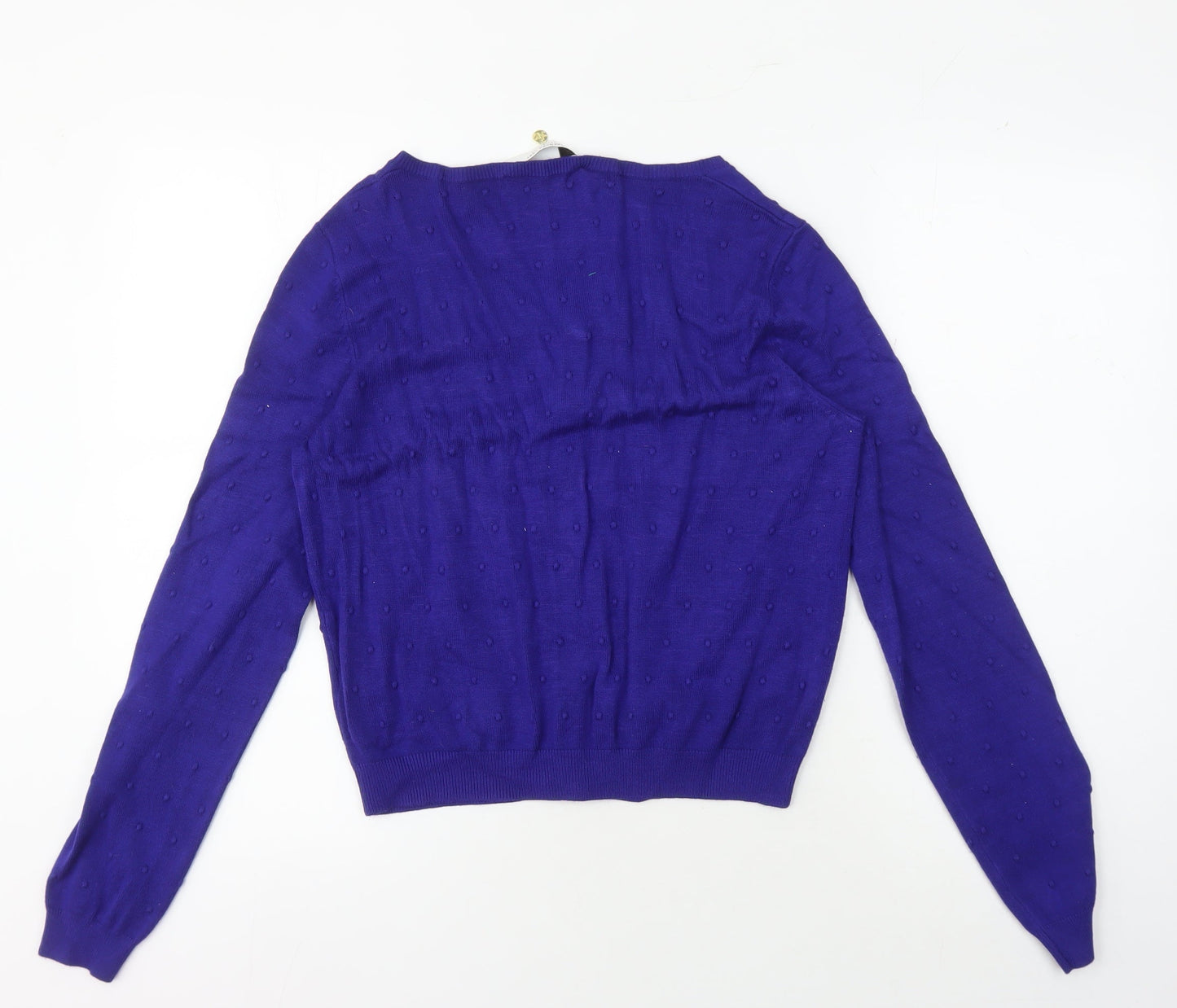 Jacques Vert Women's Purple Cardigan Small
