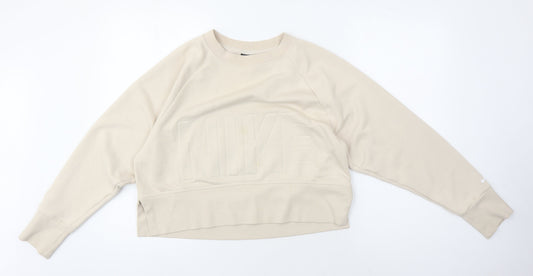 Nike Women's Beige Pullover Sweatshirt XS Athletic Wear