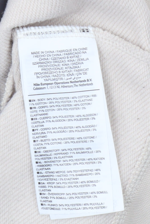 Nike Women's Beige Pullover Sweatshirt XS Athletic Wear