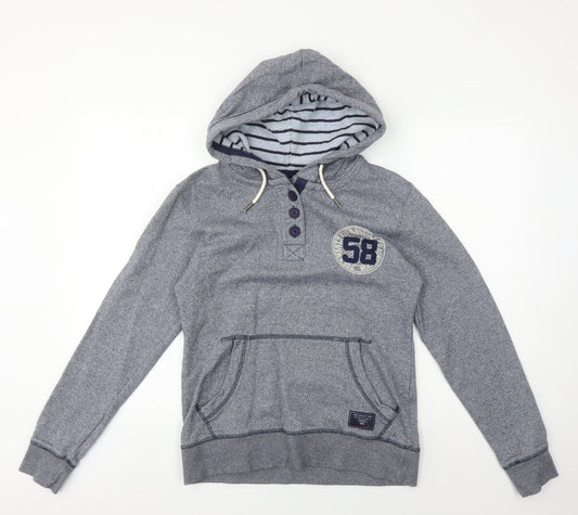Tog Twenty Four Women's Grey Henley Hoodie Size 10