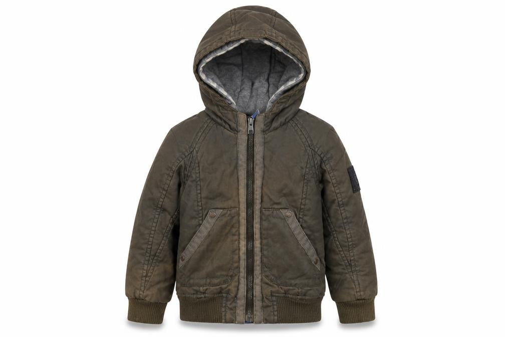 Ted Baker Boys Brown Hooded Puffer Jacket 4 Years