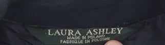 Laura Ashley Women's Blue Wool Suit Jacket Size 8