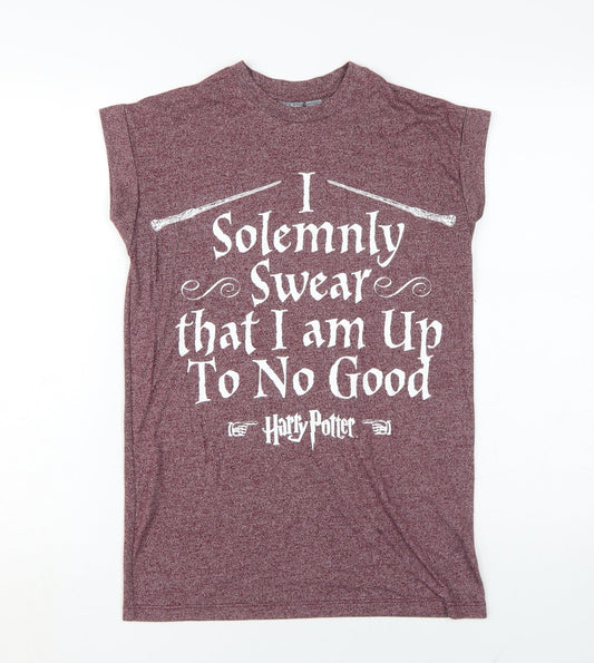 Harry Potter Teens Red T-Shirt Size 6 Round Neck