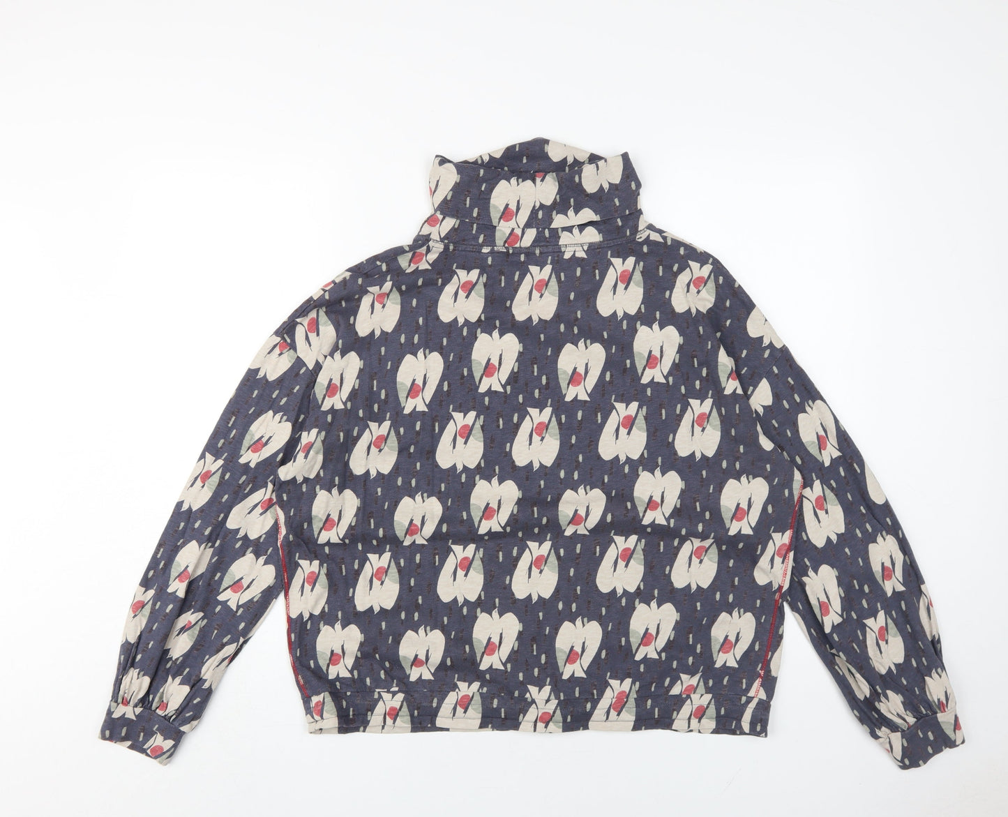 White Stuff Women's Blue Floral Blouse Size 10