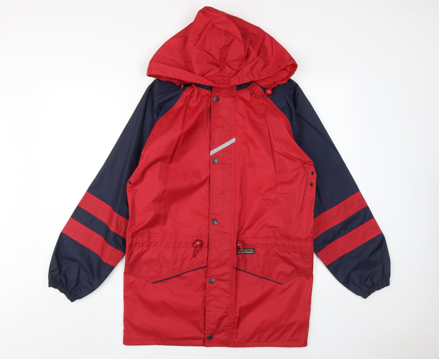 Regatta Unisex Red Rain Jacket, Size 34, Water Resistant