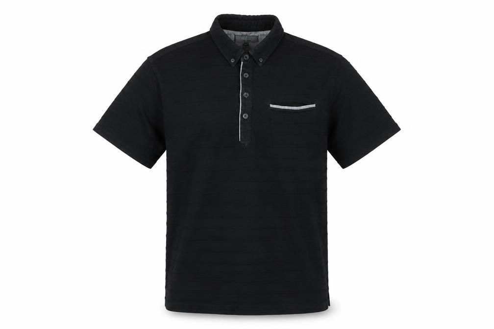 Jasper Conran Men's Black Collared Polo Shirt M