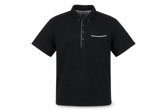 Jasper Conran Men's Black Collared Polo Shirt M