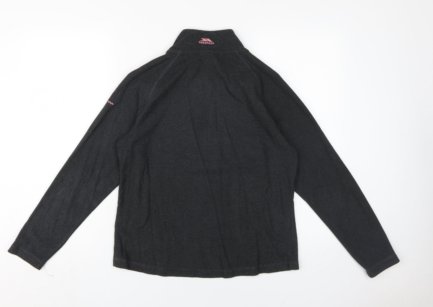 Trespass Women's Black Fleece Pullover Sweatshirt
