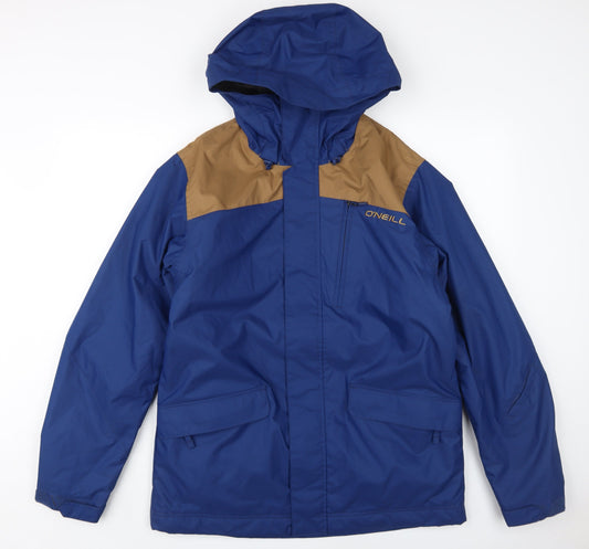 O'Neill Men's Blue Waterproof Rain Coat S