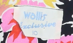 Wallis Women's Multicoloured Floral Blouse Size 10